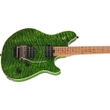 EVH Wolfgang WG Standard QM Guitar, Baked Maple Fretboard, Transparent Green