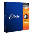 Elixir Medium Nanoweb Electric Guitar Strings 12102 1 Set Single Pack  11-49