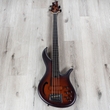 F-Bass AC4 Alain Caron Signature 4-String Fretless Bass, Antique Brown Burst