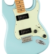 Fender Noventa Stratocaster Guitar, Maple Fretboard, Daphne Blue (B-STOCK)