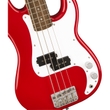 Squier (Fender) Mini P Bass Guitar, Laurel Fingerboard, Dakota Red