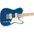 Squier (Fender) Paranormal Cabronita Telecaster Thinline Guitar, Maple Fretboard, Parchment Pickguard, Lake Placid Blue