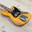 Fender Custom Shop Limited Edition Custom Jazz Bass Heavy Relic, Round-Lam Rosewood Fretboard, Aged Natural
