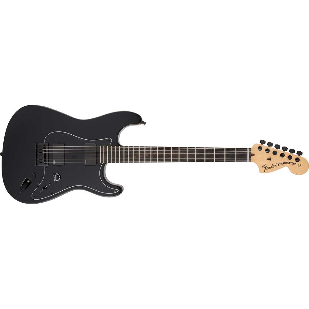 Fender Jim Root Stratocaster Guitar Emg Pickups Ebony Fingerboard Flat Black