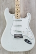 Fender Limited Edition Jimi Hendrix Stratocaster Guitar, Maple Fingerboard, Aged Olympic White