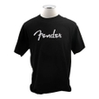 Fender Spaghetti Logo T-Shirt, Black, Double Extra Large (XXL)