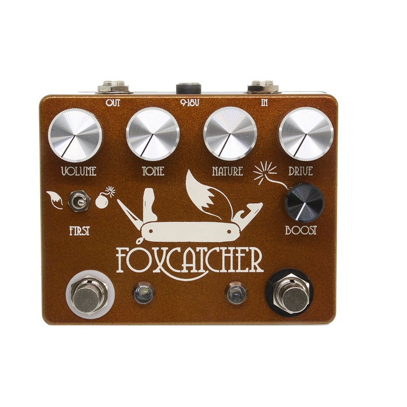 CopperSound FoxCatcher Overdrive / Boost Guitar Effects Pedal