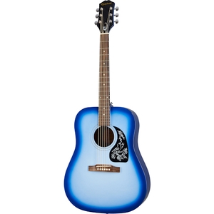 epiphone starling acoustic guitar laurel fretboard spruce top starlight blue