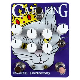 fuzzrocious pedals cat king overdrive distortion guitar effects pedal