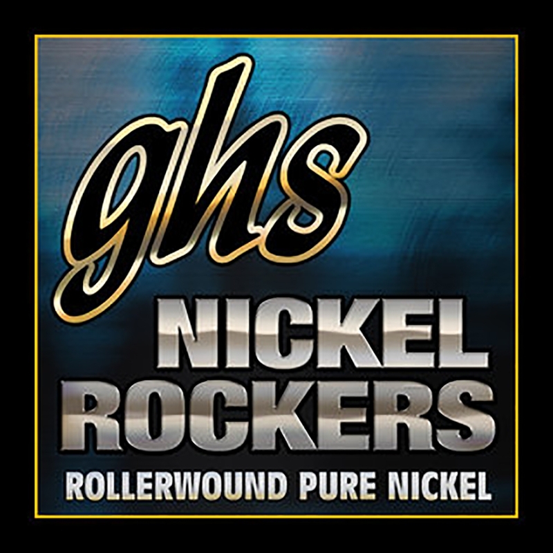 GHS R+EJM Nickel Rockers, Pure Nickel Electric Guitar Strings, Custom Medium (11-52)