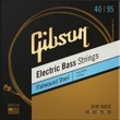 Gibson Guitars Flatwound Electric Bass Strings, Long Scale, Light, 40-95