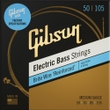 Gibson Guitars Brite Wire Electric Bass Strings, Long Scale, Medium, 50-105