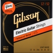 Gibson Flatwound Electric Guitar Strings, Light, 12-52