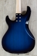 G&L USA Kiloton Electric Bass, Maple Fingerboard, Hard Case - Blueburst (Open Box)