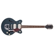 Gretsch G2655T-P90 Streamliner Center Block Jr. Double-Cut P90 Guitar with Bigsby, Laurel Fretboard, Two-Tone Midnight Sapphire and Vintage Mahogany Stain