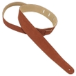 Henry Heller HBS25-RST 2.5" Capri Suede Guitar Strap with Nubuck Backing, Rust