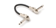 Hosa Guitar Patch Cable Low-profile Right-angle to Right-angle Same 1 ft IRG-101