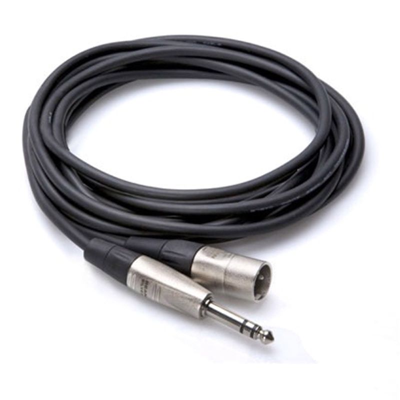 Hosa Technology HSX-010 Pro Balanced Interconnect 1/4 in TRS to XLR3M HSX 010