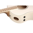 Ibanez AAM370E Advanced Auditorium Acoustic-Electric Guitar, Flamed Maple, Open Pore Antique White