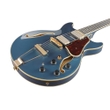 Ibanez AE Series AMH90 Hollow-Body Guitar, Ebony Fretboard, Prussian Blue Metallic