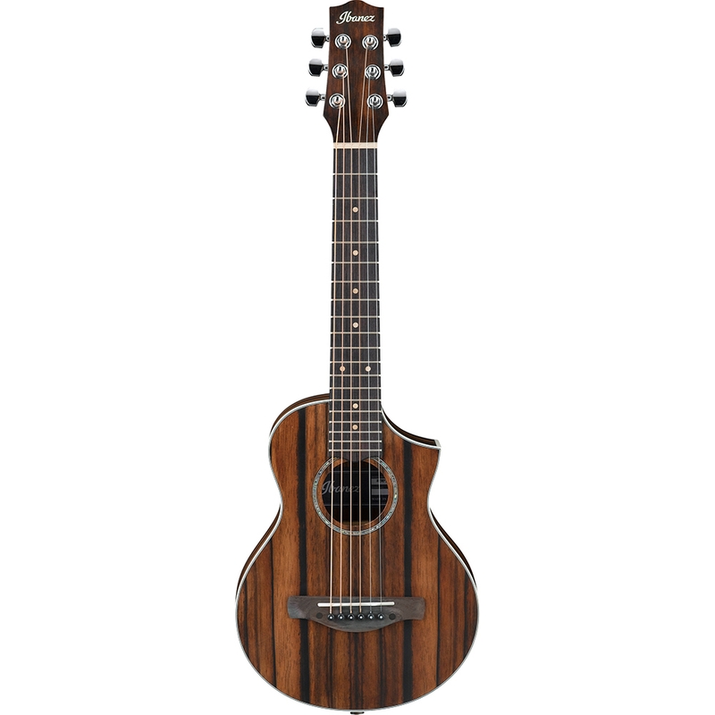 Ibanez EWP13DBO 6-String Piccolo Acoustic Guitar, Dark Brown Open Pore