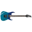 Ibanez GRG120QASP RG Series Guitar, Bound Purpleheart Fretboard, Blue Gradation