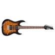 Ibanez GRX70QA Electric Guitar, Pine Fretboard, Sunburst (B-Stock)