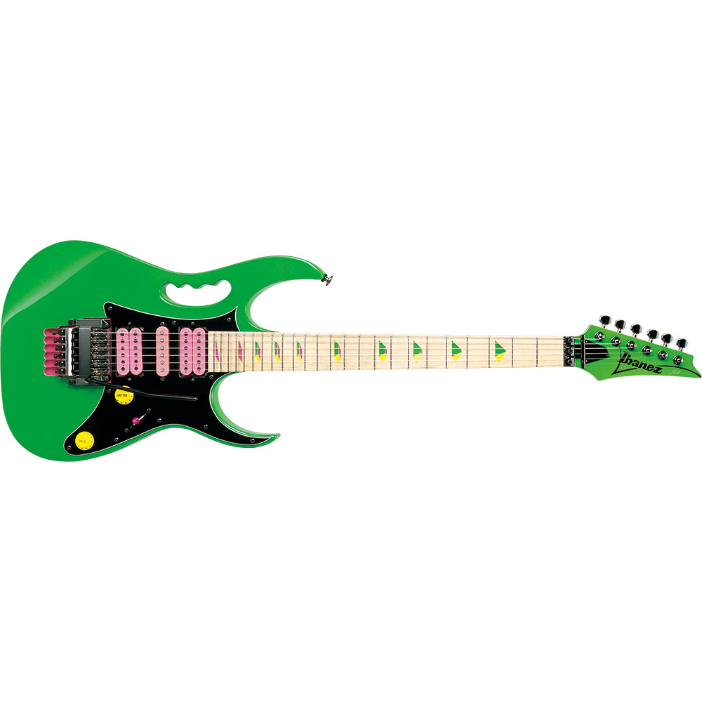 Ibanez Jem777 Lg Steve Vai Limited Edition Electric Guitar Maple Fretboard Hard Case Loch Ness Green