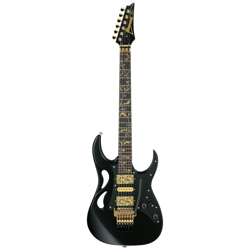 Ibanez Steve Vai PIA3761 Guitar, Rosewood Fretboard, Onyx Black