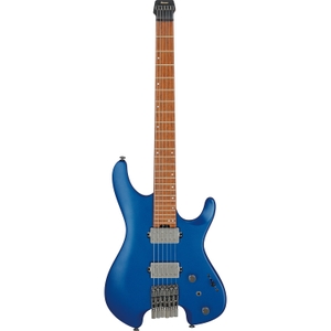 ibanez q52 q series guitar roasted birdseye maple fretboard laser blue matte