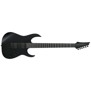 ibanez iron label rgrtbb21 rg baritone guitar ebony fretboard black flat