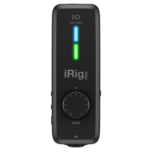 ik multimedia irig pro i o ultra compact audio midi interface w headphone out