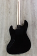 Fender Aerodyne Jazz Bass, Rosewood Fingerboard - Black
