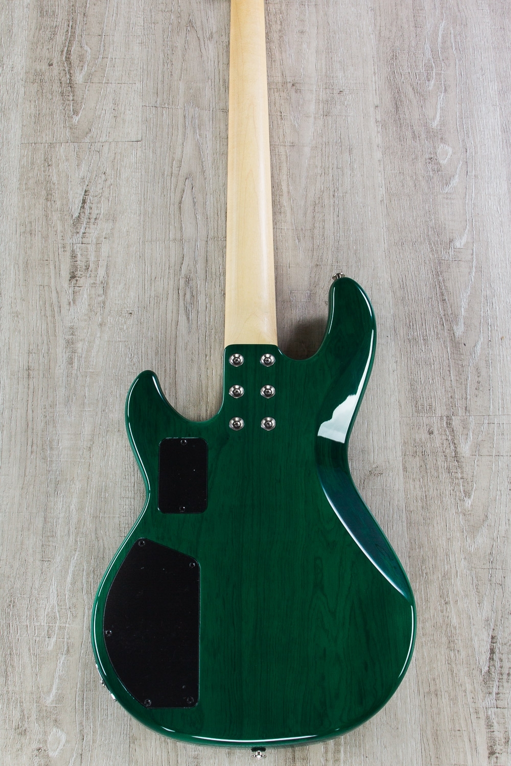 G L Usa L 00 4 String Electric Bass Maple Fingerboard Hard Case Clear Forest Green