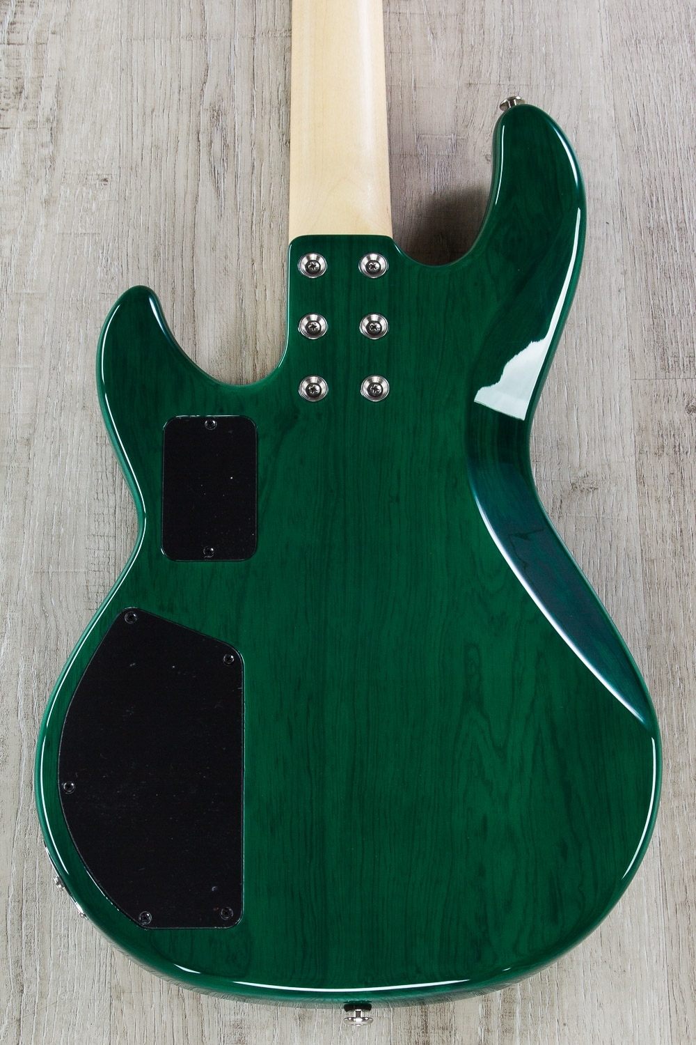G L Usa L 00 4 String Electric Bass Maple Fingerboard Hard Case Clear Forest Green