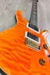 PRS Paul Reed Smith Custom 24 Electric Guitar, Quilt Maple 10-Top, Pattern Thin, Hard Case - Orange