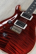 PRS Paul Reed Smith Custom 24 Left-Handed Electric Guitar, Flame Maple 10-Top, Hard Case - Red Tiger