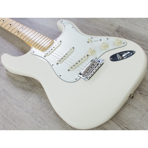 fender american pro stratocaster electric guitar maple fingerboard hard case olympic white