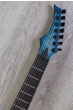 Skervesen Raptor 7-String Electric Guitar, Black Ebony Fingerboard, Flame Maple Top, Hard Case - Blue Graphite Burst