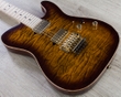 Suhr Modern T Custom Shop Electric Guitar, Quilt Maple Top, Hard Case, Autographed - Bengal Burst