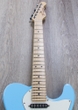 G&L USA ASAT Classic Thinline Semi-Hollow Electric Guitar, Maple Fretboard - Himalayan Blue