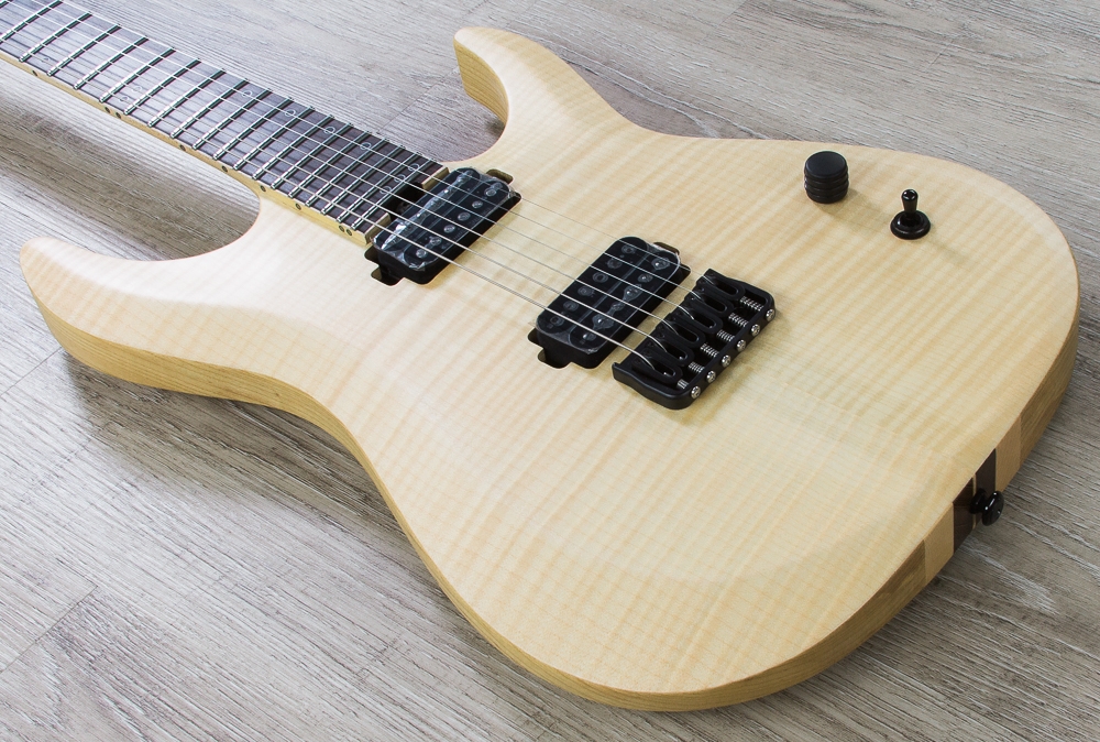 Schecter KM-6 MKII Keith Merrow Signature Electric Guitar with Seymour Duncan Pickups in Natural Pearl