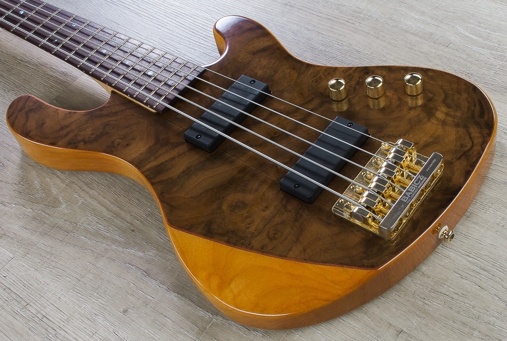 Cort Jeff Berlin Series 5-String Rithimic Bass Guitar - Natural Rosewood Gloss