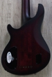 Schecter Guitar Research Hellraiser Extreme-5 CRBS 5-String Electric Bass Guitar in Crimson Red Burst Satin