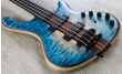 Mayones Prestige Classic 4 - 4-String Electric Bass, Ebony Fingerboard, Hard Case - Trans Natural Flat Blue Burst