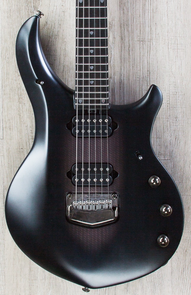 Ernie Ball Music Man John Petrucci Majesty 6 Electric Guitar - Polar Noir  Black Finish
