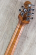 Ernie Ball Music Man BFR Axis KOA Electric Guitar, Roasted Maple Neck, Hardshell Case - Natural