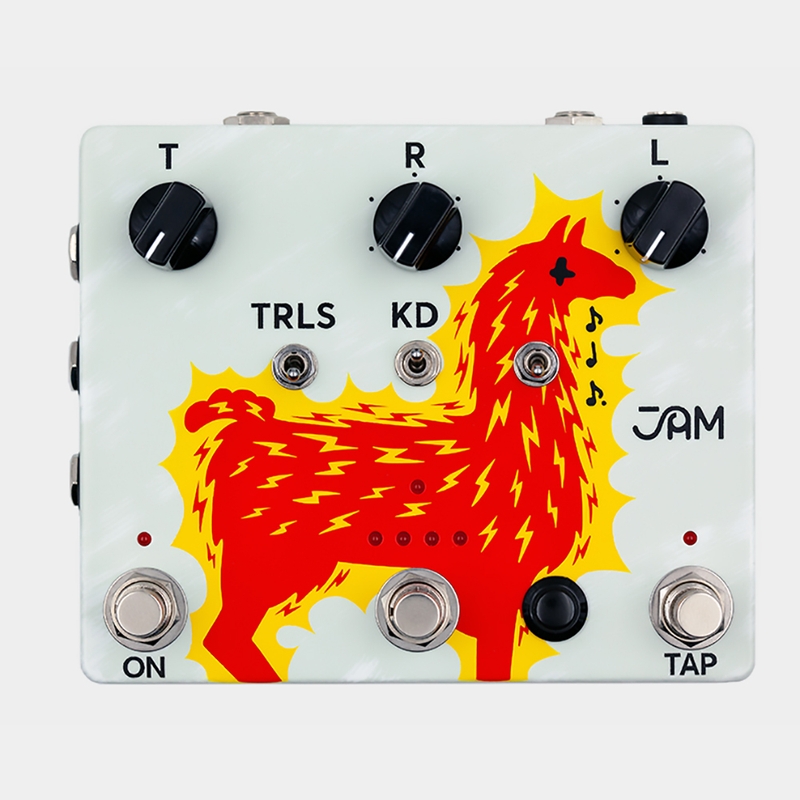 JAM Pedals Delay Llama Extreme Analog Delay w/ Tap Tempo, HOLD Function, Trails Guitar Effects Pedal
