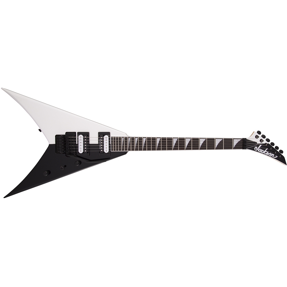 Jackson Pro Series King V Kv Two Face Guitar Ebony Fingerboard Black And White