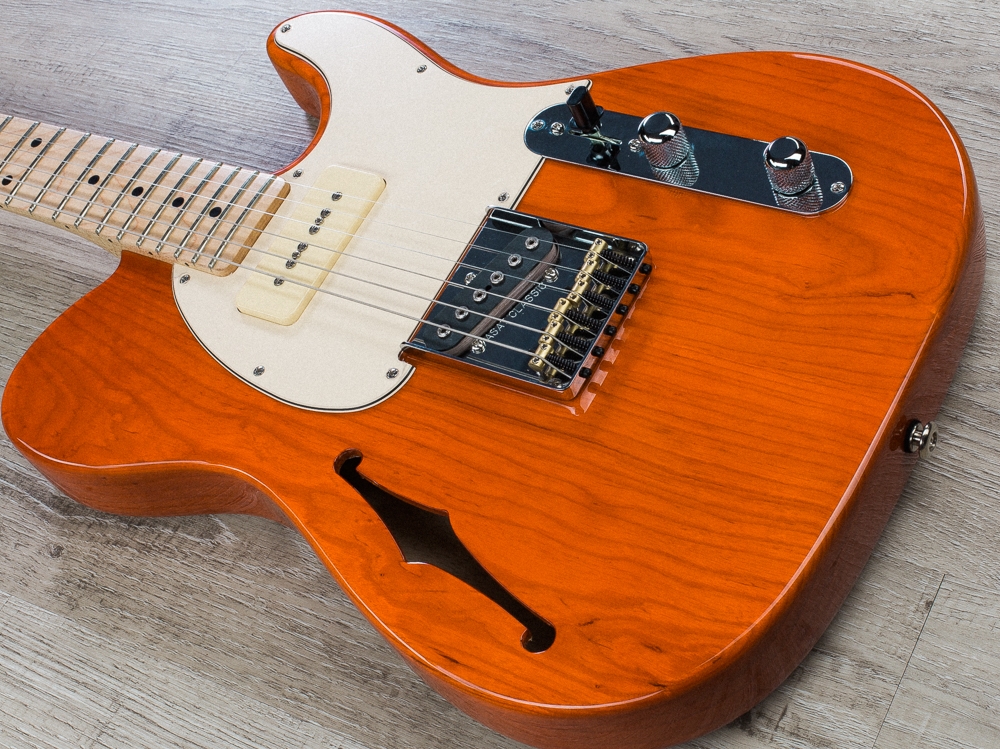 G&L USA ASAT Classic Bluesboy 90 SemiHollow Electric Guitar, Maple